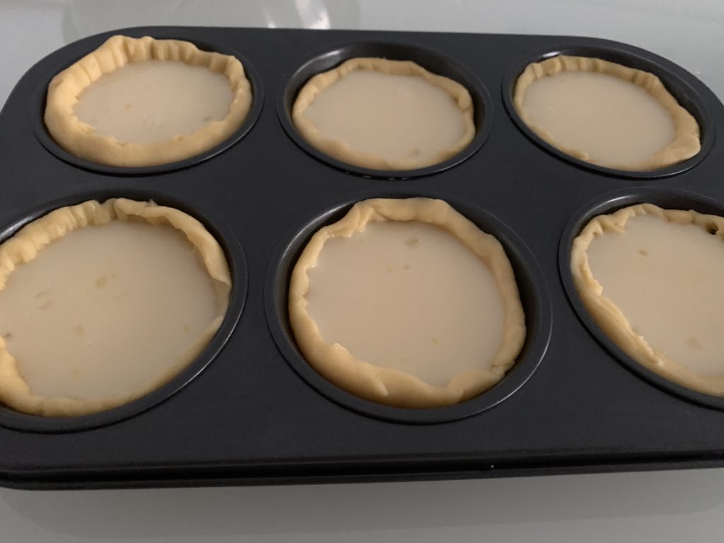 baking egg tarts at home