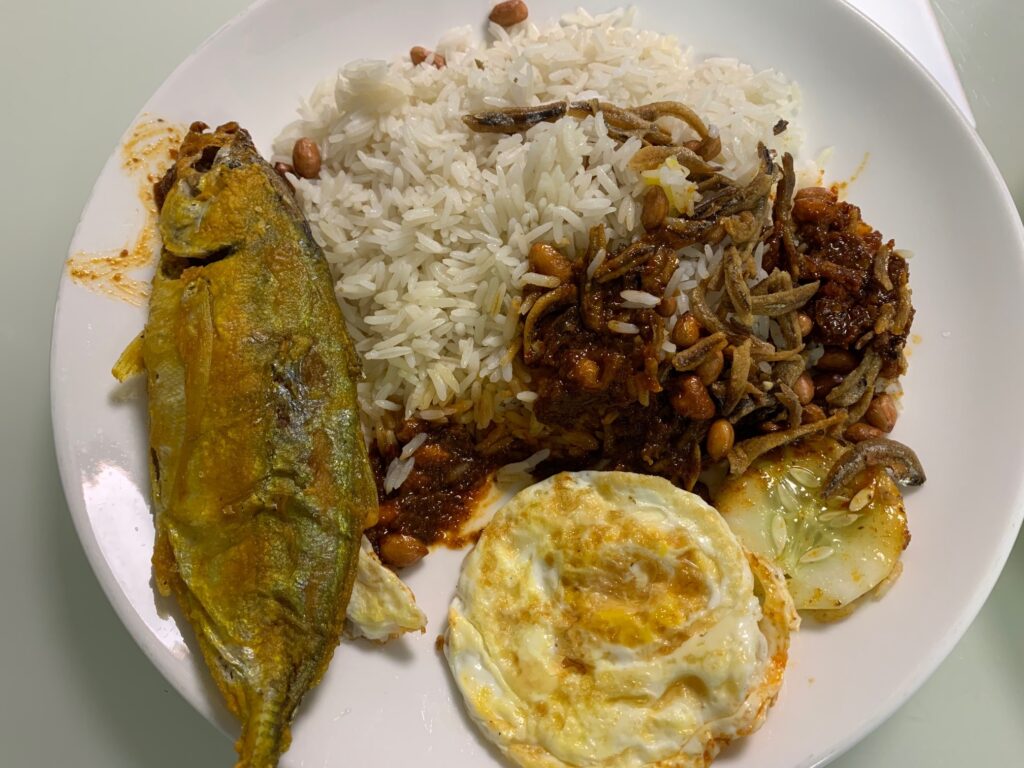 nasi lemak ikan